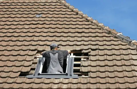 Pose de velux - Sahune